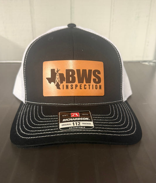 Richardson 112 - Black with Leather Patch